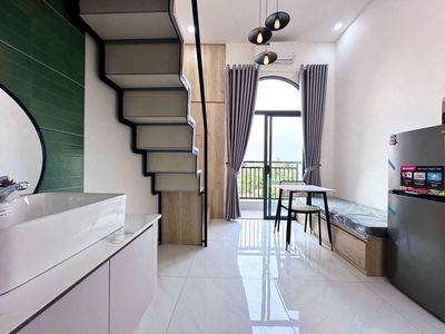 Rent a full balcony furniture at Nguyễn Gia Trí in front of hutech
