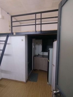 Clean, clear motel room - private toilet - 3.5 million a month.
