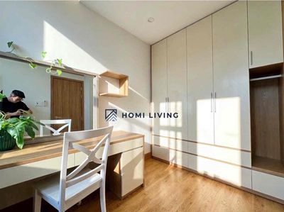 apartment one high-level balcony bedroom in the D. Nguyễn Thái Bình, District 1