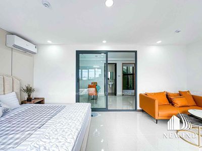 apartment one high-level balcony bedroom in the D. Nguyễn Cửu Vân - Bình Thạnh District 1