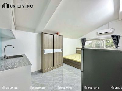 Rent the Lương Định Của studio service, clear room, full interior