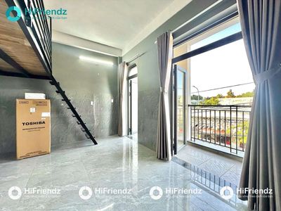 apartment near the University of Yum-Palm - balcony - full interior - near aeon btan