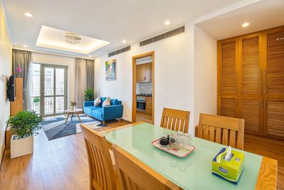 Rent a Saigon Pavillon high-level apartment-- 78 M2, 2 bedrooms-- Full interior.