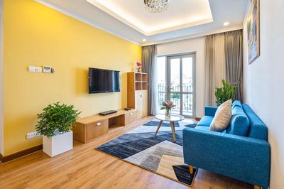 Rent a Saigon Pavillon high-level apartment-- 78 M2, 2 bedrooms-- Full interior.