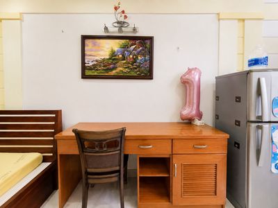 apartment 40 meters 2 at Âu Cơ private kitchen, balcony, massage bath