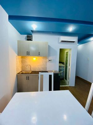 The service apartment with the balcony right next to the medical university hospital