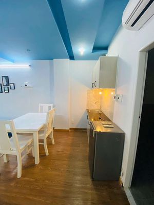 The service apartment with the balcony right next to the medical university hospital