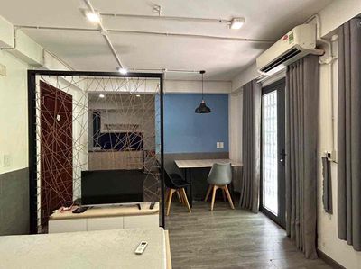 A comfortable service apartment near a market full of medicine