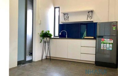 A comfortable service apartment near a market full of medicine