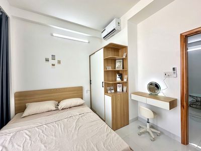 A nice house. A ballcon bedroom. 45 m full of furniture, private washing machine near the University of Hutech, uef.