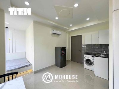 Rent a service apartment in full interior, window, private washing machine