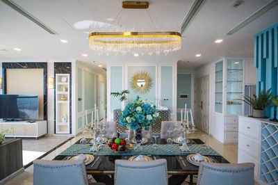 Rent the apartment one, Vinhomes Golden River BaSon. Three bedrooms.