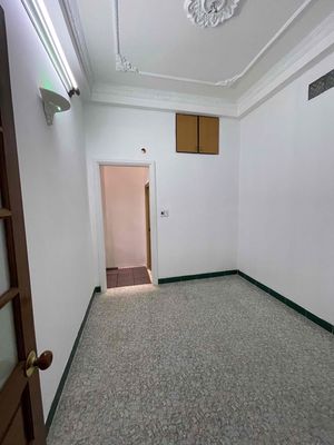 High school room.