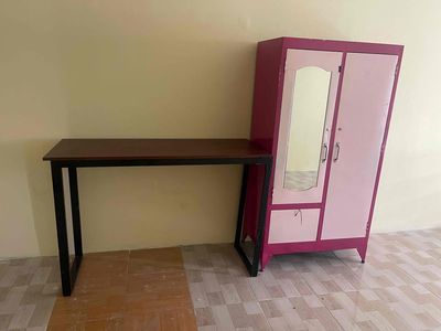 High school room.