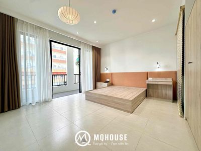 Super-supply service apartment 24/7, full interior with Nguyễn Sơn balcony