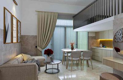 The new Duprix Full apartment - fancy design - Sala open balcony