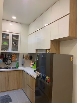 Rent an Ehomes apartment 46 meters 2 bedroom 1 with interior furniture. Six million and a half a month.