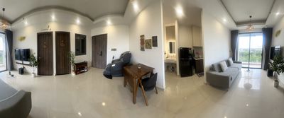Rent the apartment for two bedrooms, 12 million a month, 57 meters 2 in District 7 Boulevard.