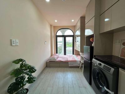 The new apartment has a full interior elevator near the commercial university.