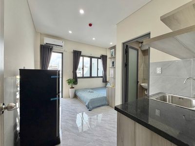 The new suite of balconies is built right up to the top of the mountain.