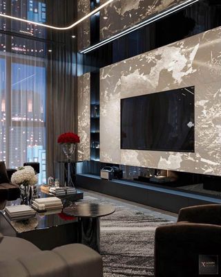 Rent a Galaxy 9 50m2 apartment. A full-house bathroom. Full interior costs only 12 million a month.