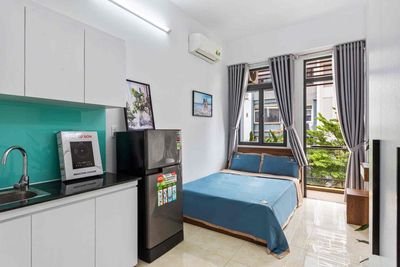 nice studio room - full balcony furniture