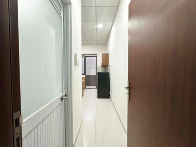 apartment full interior - balcony behind flower village park