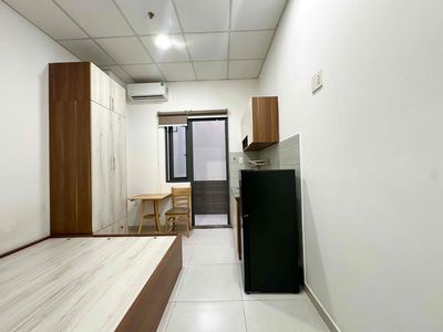 apartment full interior - balcony behind flower village park