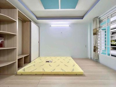 Rent a cheap motel at Bình Tân with all the open and open furniture.