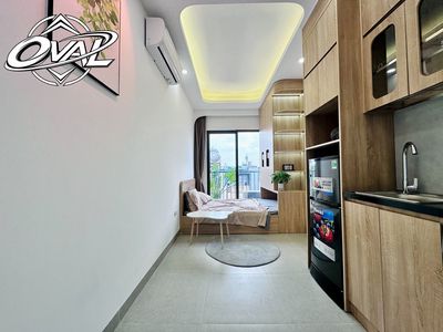 35 M2 wide balcony -- full interior -- right emart Phan Huy Ích