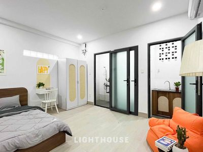Nice Nguyễn Văn Lượng studio near lotte, which is the big elevator