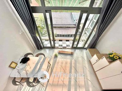 Rent an apartment full of furniture - private washing machine - Khuông Việt immediately