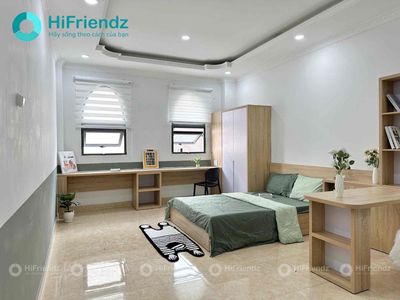 Rent the open window service apartment at the Thủ Đức stop, the university master of spkt