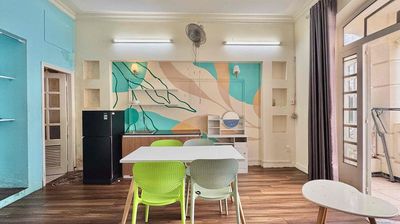 Two balcony bedrooms 45 meters in Zqz, near Phan Long Road.