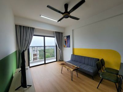 Rent a three-room apartment full of furniture for the price.