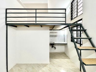 The new apartment has a cheap guard room right near Gò Xoài, near the Trade Center.