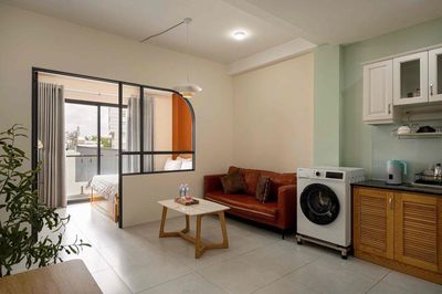 apartment 1 bedroom 1 guest room - machine elevator Fabricol