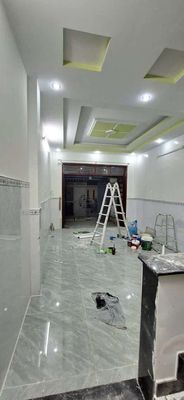 New paint house. 4x16 cast 3 floors. 5-6 Bình Tân alley 7 meters.