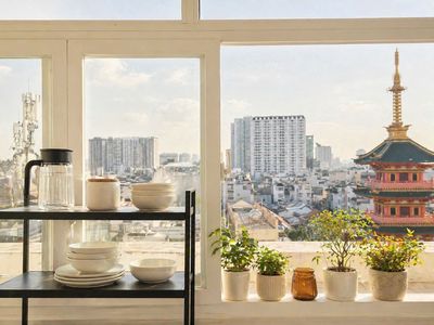 Rent an H3 Hoàng Diệu 40 m2 7th Street. A bathroom bedroom at 10.5 million a month.