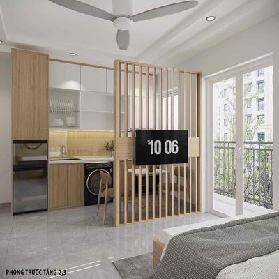 The new Cao Thắng project is only 6 million and 5 studios with cool balconys.