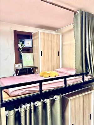 The dorm is a million-six-by-one near the University of Literary, University of Technology.