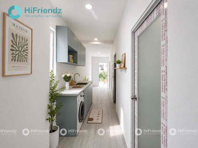 Two bedrooms - two toilets with a big bow right over Phan Xích Long
