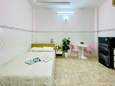 studio full interior with open open windows