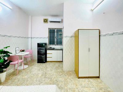 studio full interior with open open windows