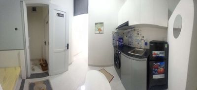 The apartment is 30 meters per bedroom. A kitchen room full of furniture costs only 3 million7.