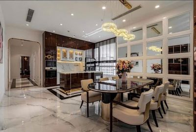 Rent a three-size Vinhomes Central Park furniture room.