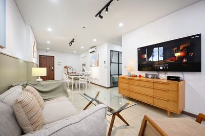 Super discount for the apartment. One bedroom, two bedrooms, three bedrooms, high-end interior.