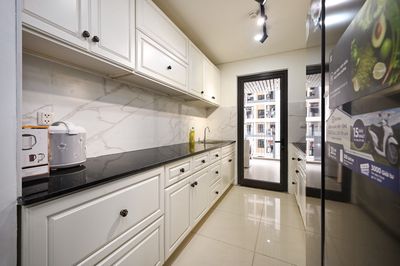 Super discount for the apartment. One bedroom, two bedrooms, three bedrooms, high-end interior.
