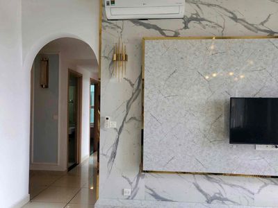 Rent a Golden Mansion apartment. Three bedrooms. Two toilets, 95 meters, near ts.