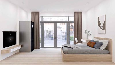 The Studio Bancon Bant service apartment is cheaply near the rmit-tdt is easy to go to Q1 District 4 police station handlette vivo
